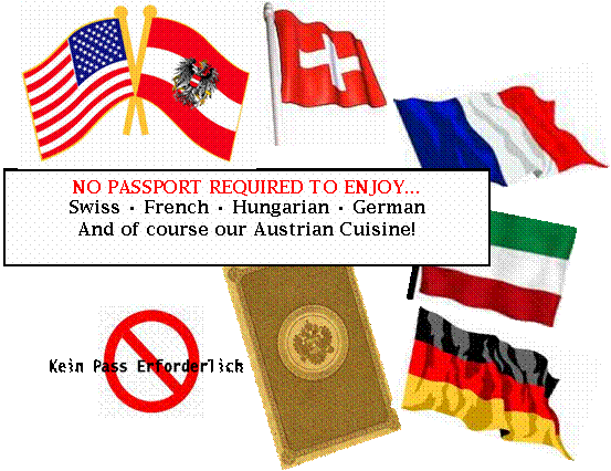 swiss flag; american flag; austrian flag; hungarian flag; german flag;