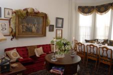Gather with friends or just read a good book in our Parlor